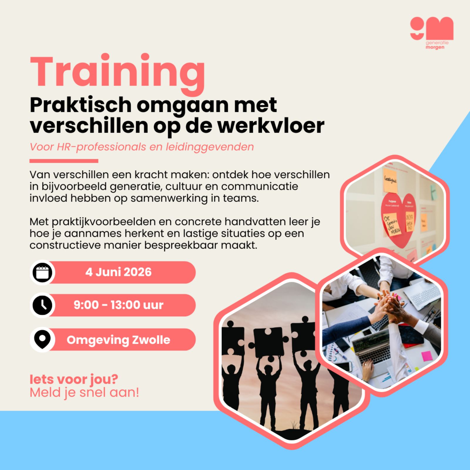Linked In uitnodiging training canva